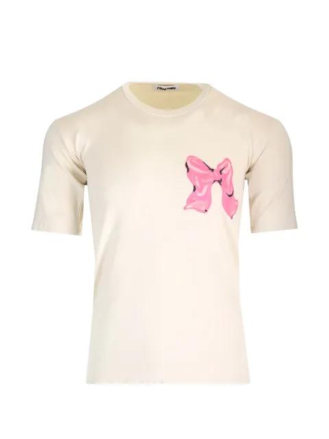 bow print T-shirt by MAGLIANO