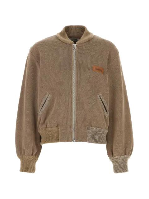 cotton blend bomber jacket by MAGLIANO