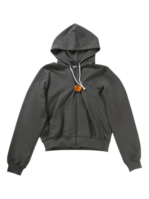 logo-embroidered hoodie by MAGLIANO