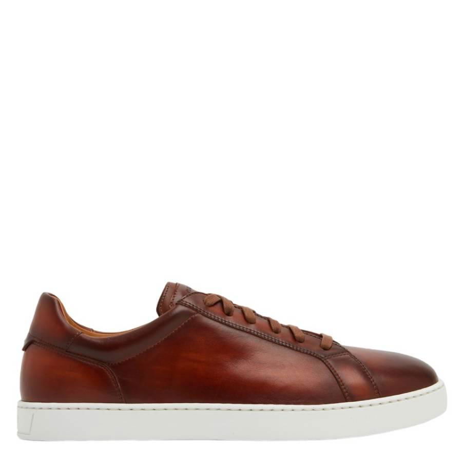 Magnanni Cognac Costa Lo Low-Top Sneakers by MAGNANNI