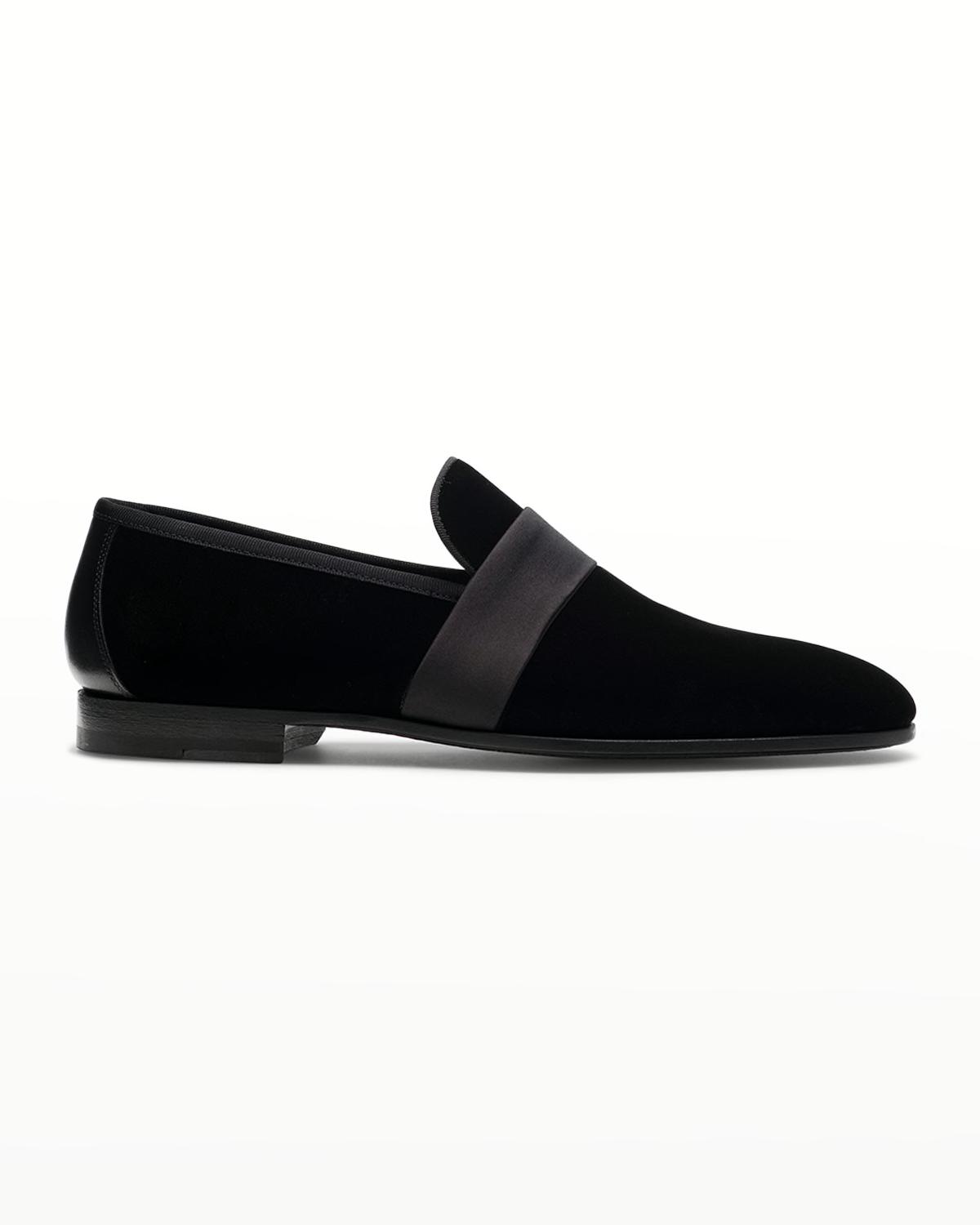 Men's Jenaro Velvet Formal Loafers by MAGNANNI