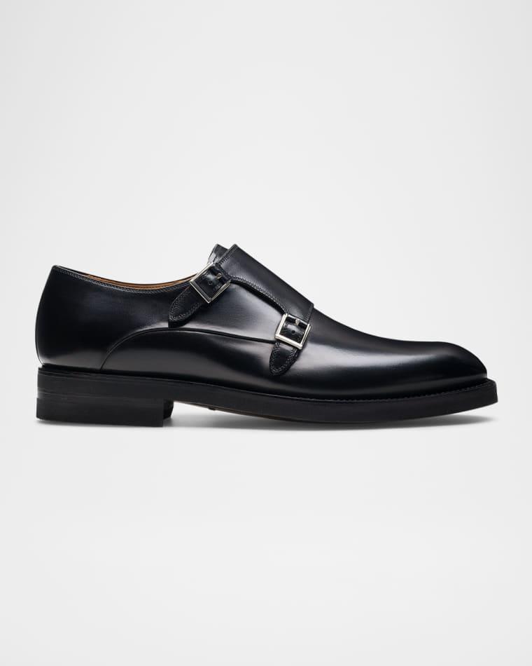 Men's Omnia Double Monk Strap Loafers by MAGNANNI
