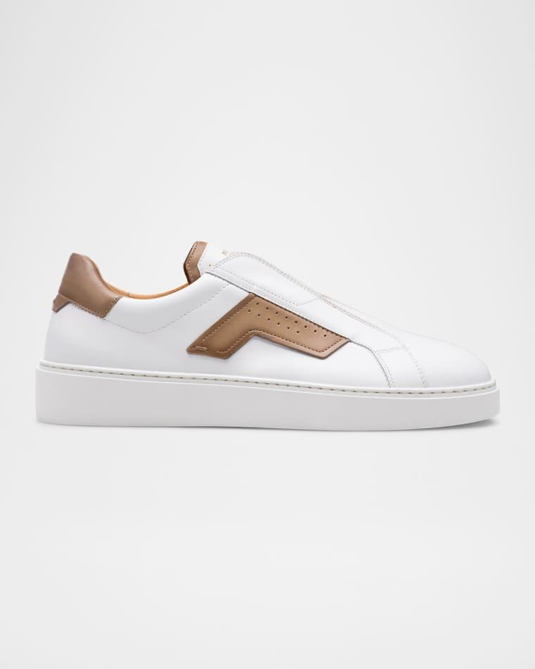 Men's Phoenix Leather Slip-On Sneakers by MAGNANNI