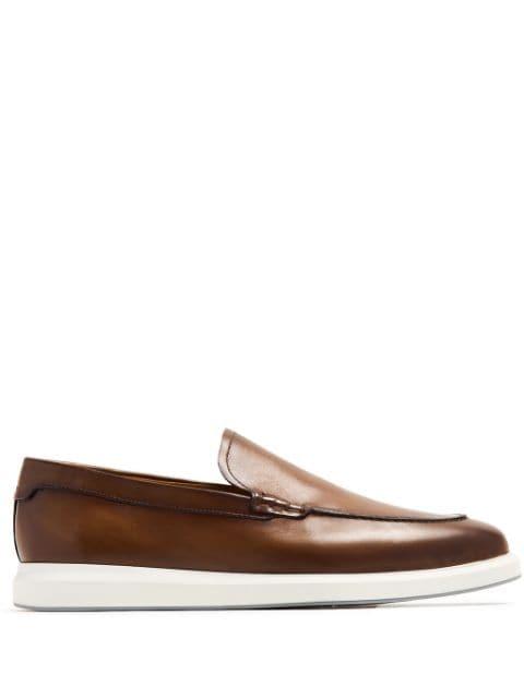 Orion leather loafers by MAGNANNI