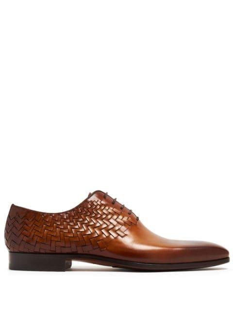 interwoven detailing oxford shoes by MAGNANNI