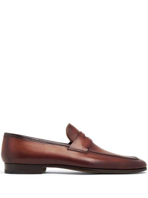 leather slip-on Penny loafers by MAGNANNI
