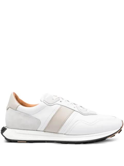 stripe lace-up sneakers by MAGNANNI