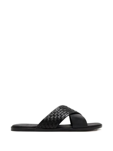 woven leather sandals by MAGNANNI