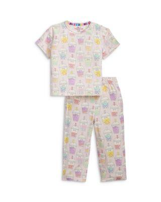 Girls' Boba Beau Tea RightFit™ Magnetic Pajama Set - Little Kid by MAGNETIC ME