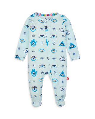 Unisex Eye Wish You Printed Footie One Piece - Baby by MAGNETIC ME