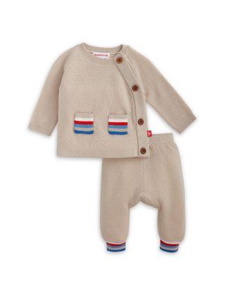 Unisex Sweater Knit Kimono & Pants Set - Baby by MAGNETIC ME