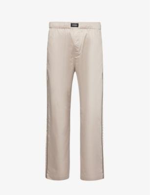 Sorbetto contrast-piping cotton pyjama bottoms by MAGNIBERG