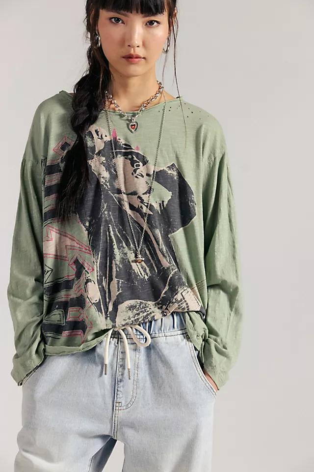Magnolia Pearl AC/DC Rock N’ Roll Viggo Long Sleeve Tee by MAGNOLIA PEARL | FREE PEOPLE