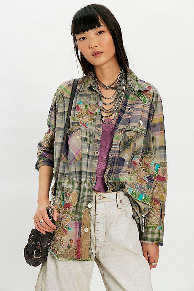 Magnolia Pearl Applique Kelly Western Button Down Shirt by MAGNOLIA PEARL | FREE PEOPLE