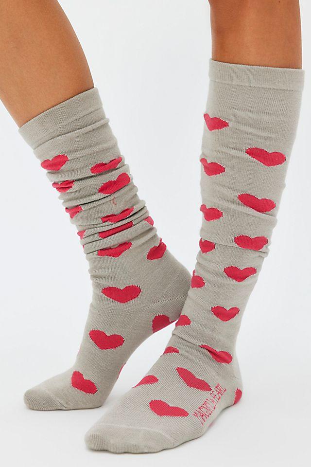 Magnolia Pearl Candry Heart Over-The-Knee Socks by MAGNOLIA PEARL | FREE PEOPLE