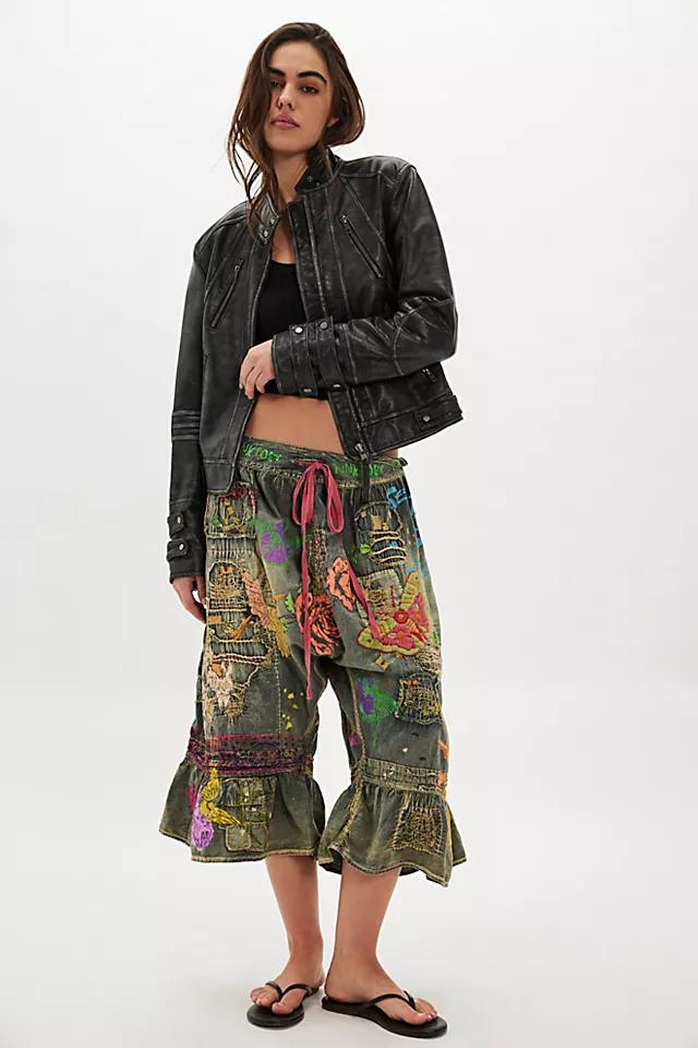 Magnolia Pearl Embroidered Cropped Jeans by MAGNOLIA PEARL | FREE PEOPLE