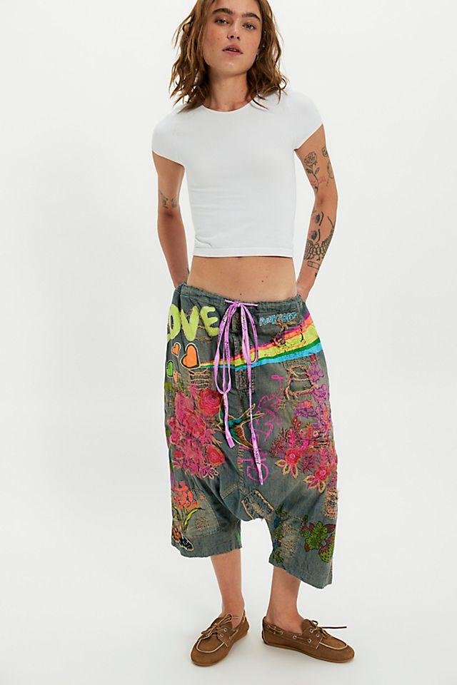 Magnolia Pearl Frankie Embroidered Shorts by MAGNOLIA PEARL | FREE PEOPLE