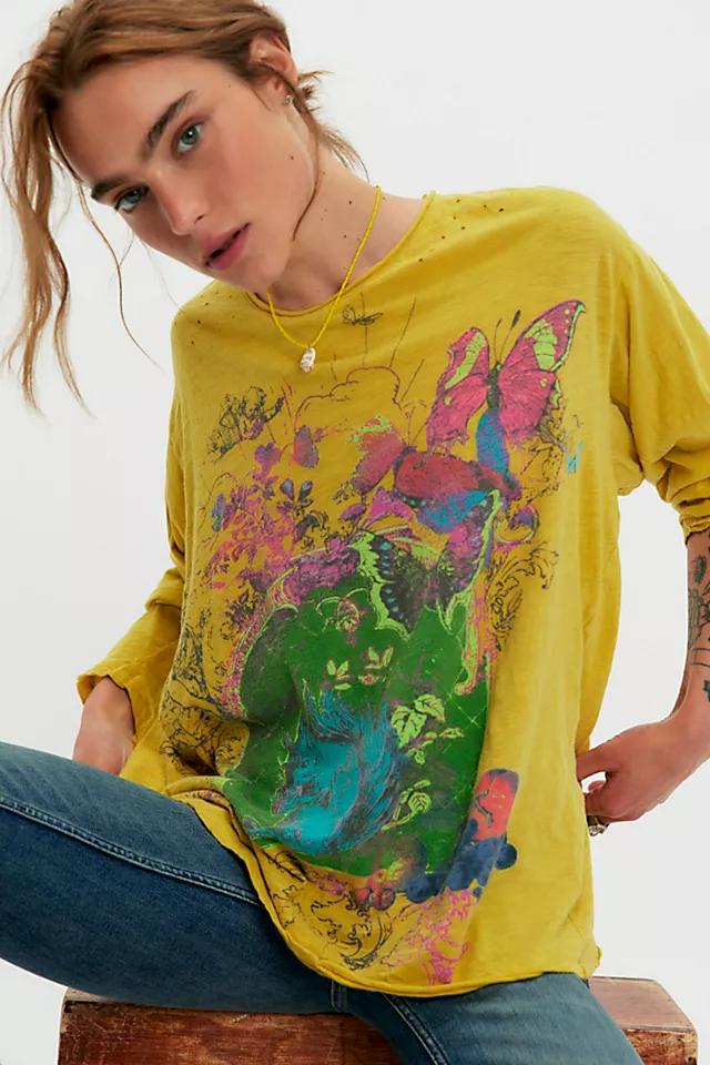 Magnolia Pearl Just A Squirrel Viggo Long Sleeve Tee by MAGNOLIA PEARL | FREE PEOPLE