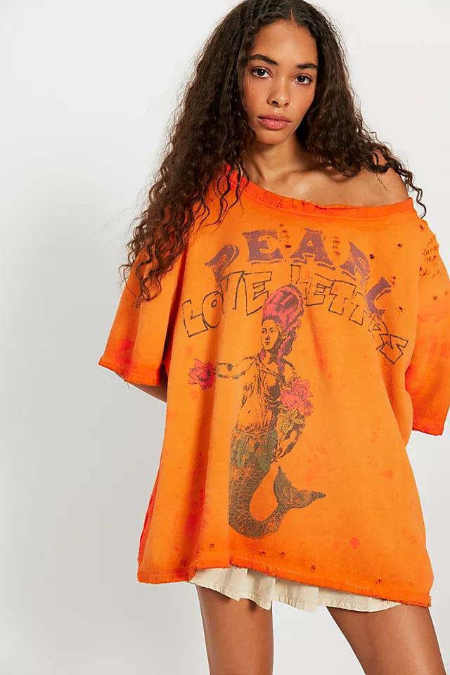 Magnolia Pearl Mermaid Love Letters Vetiver Sweatshirt by MAGNOLIA PEARL | FREE PEOPLE