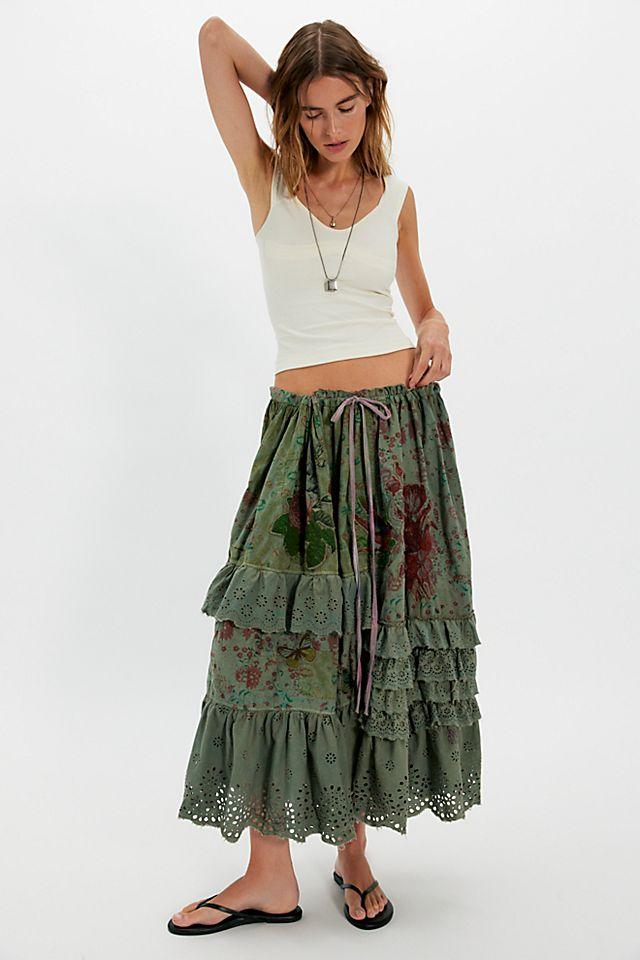 Magnolia Pearl Pixie Ruffle Skirt by MAGNOLIA PEARL | FREE PEOPLE