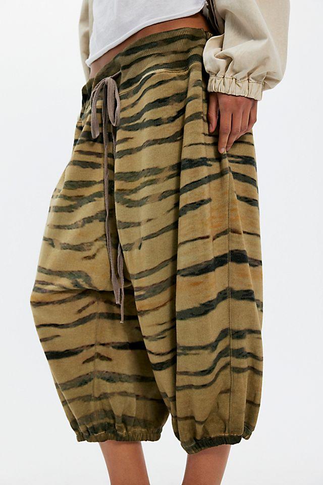 Magnolia Pearl Tiger Capri La Jolla Joggers by MAGNOLIA PEARL | FREE PEOPLE