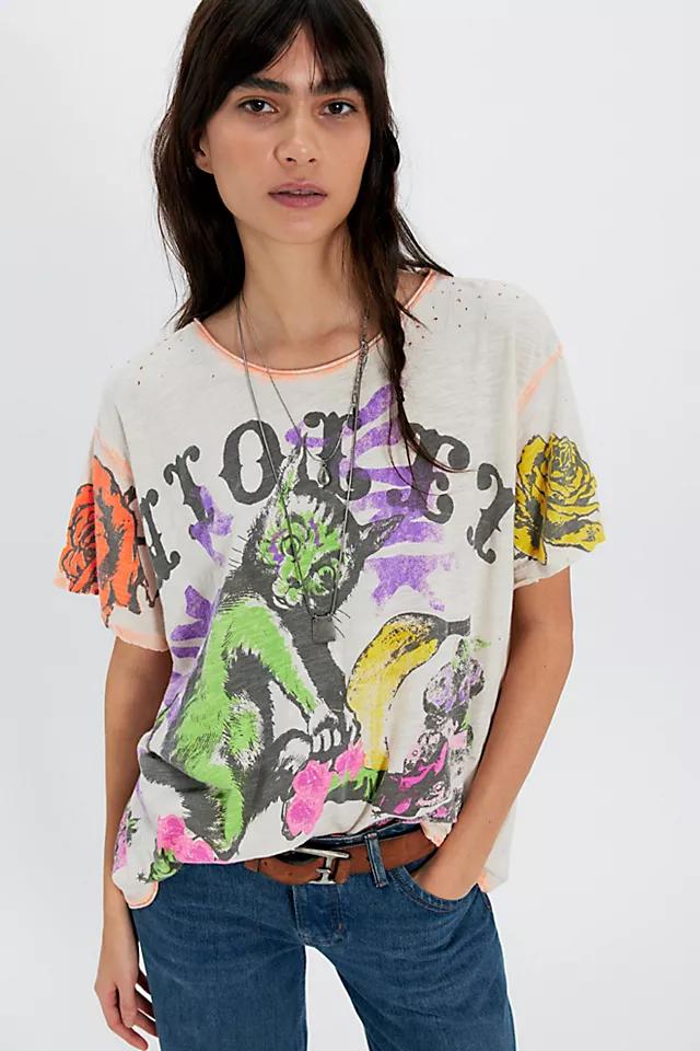 Magnolia Pearl Violet Funk N' Junk Tee by MAGNOLIA PEARL | FREE PEOPLE