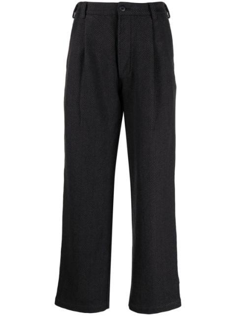 Loose Deck textured trousers by MAHARISHI
