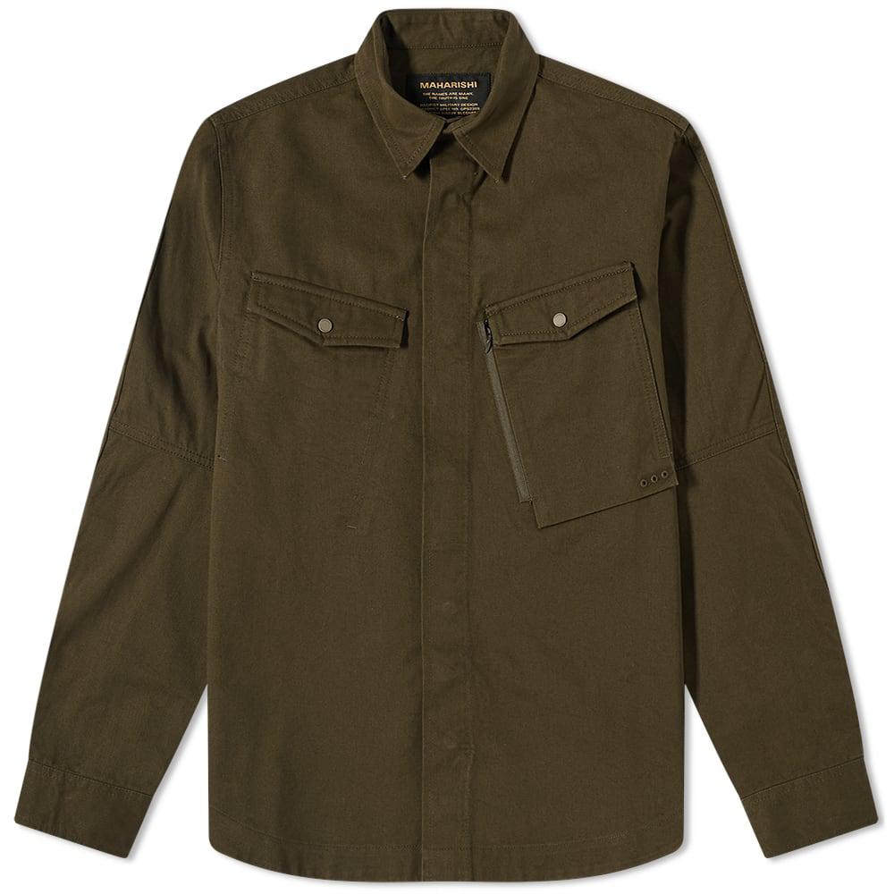 Maharishi Organic Twill MILTYPE Custom Overshirt by MAHARISHI