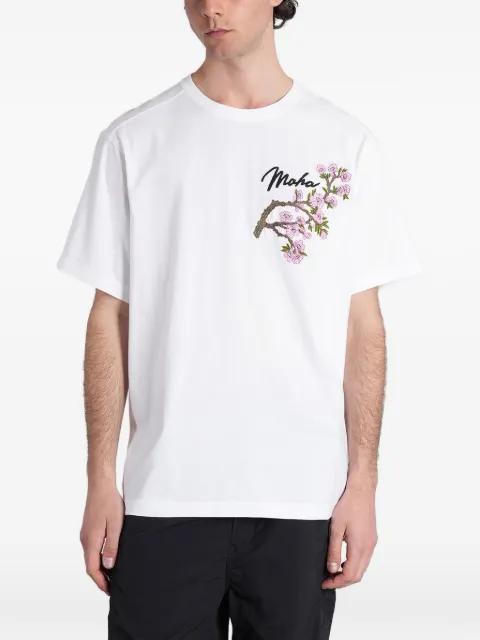 Sakura Serenity embroidered T-shirt by MAHARISHI