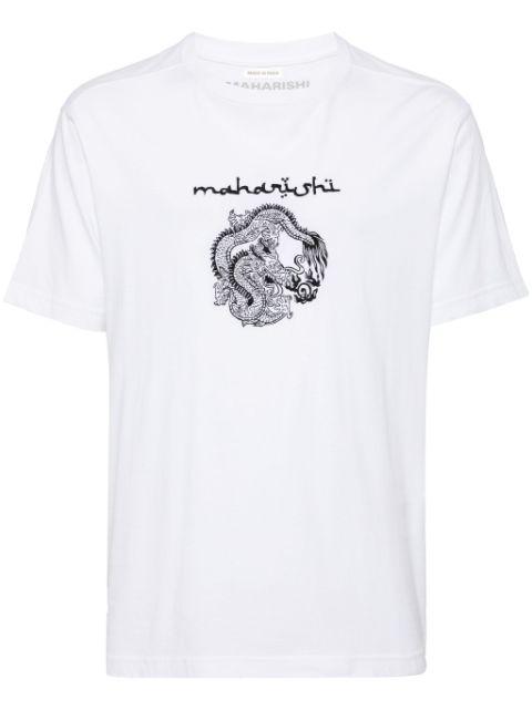 Thar dragon-embroidered t-shirt by MAHARISHI