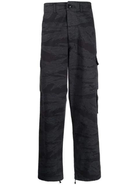 camouflage-print cargo trousers by MAHARISHI