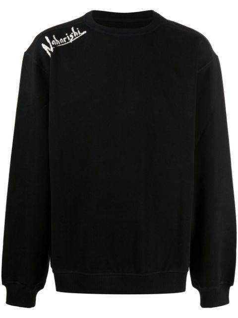 chest logo-detail sweatshirt by MAHARISHI