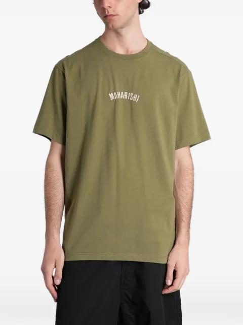 embroidered-logo T-shirt by MAHARISHI