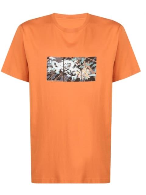 graphic-print organic cotton T-shirt by MAHARISHI