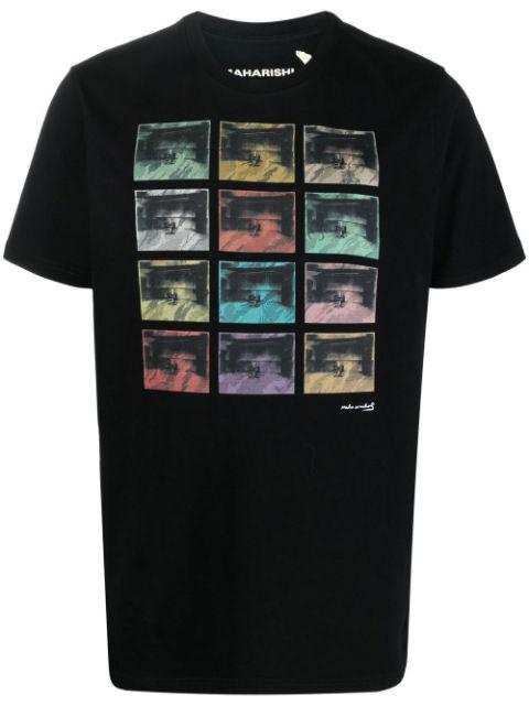 graphic-print short-sleeve T-shirt by MAHARISHI