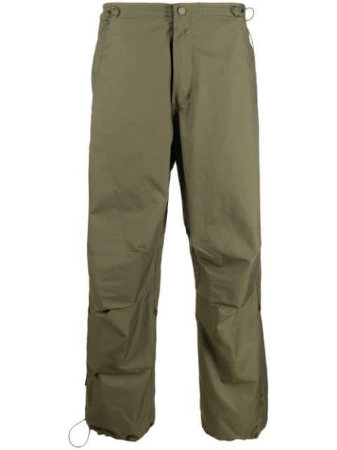 mid-rise military trousers by MAHARISHI