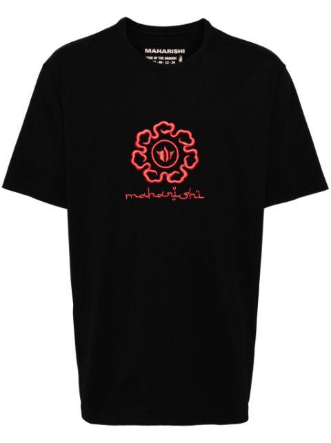 spiral temple T-shirt by MAHARISHI