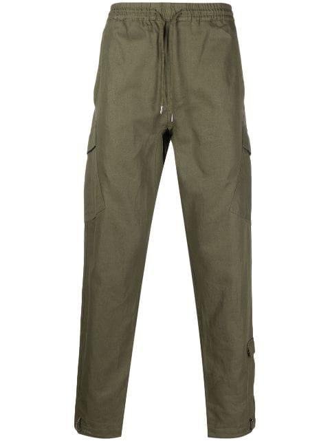 tapered-leg  cargo trousers by MAHARISHI