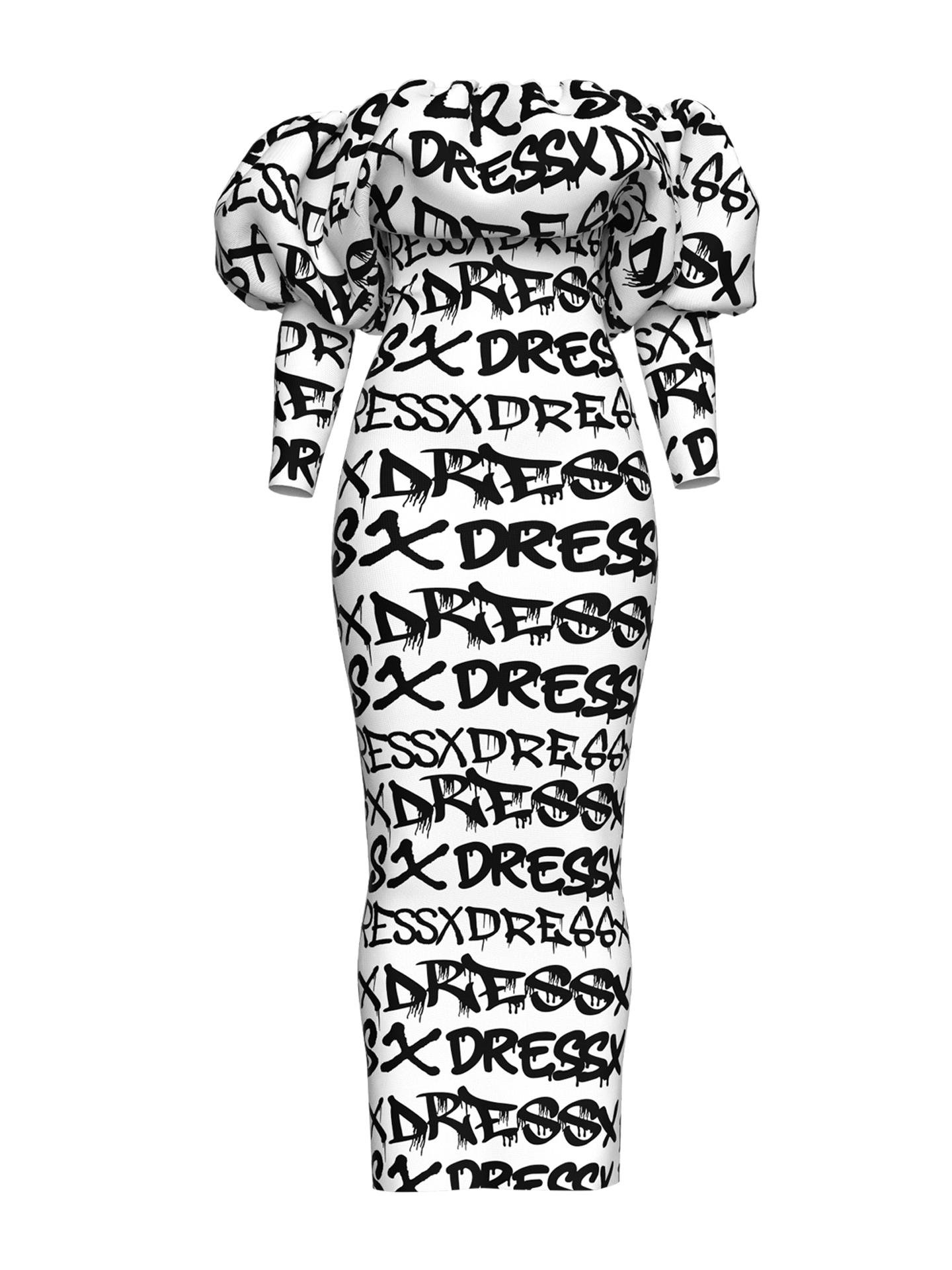 Graffiti Elegance Dress by MAICON ANDRADE