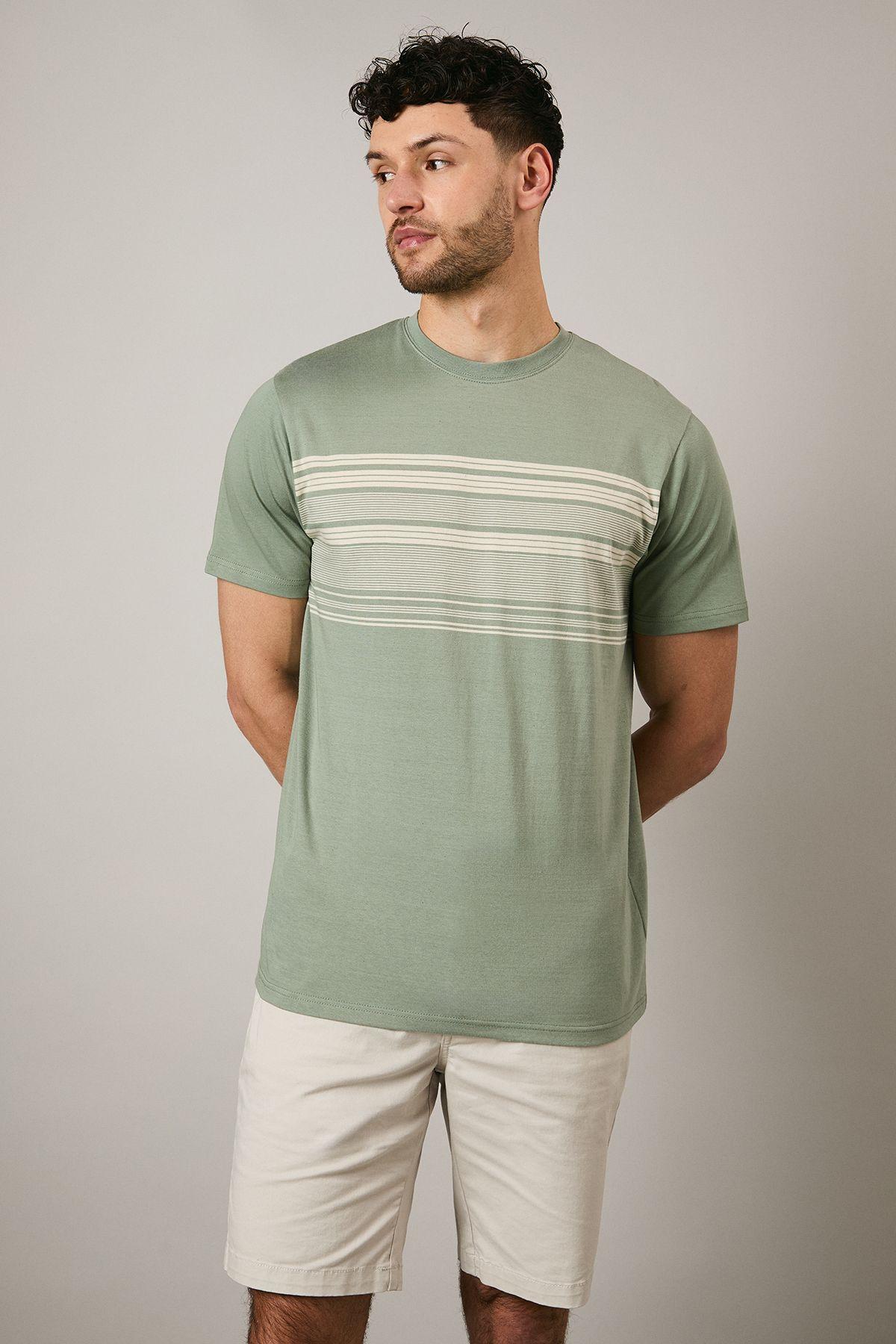 Chest Stripe Tee by MAINE
