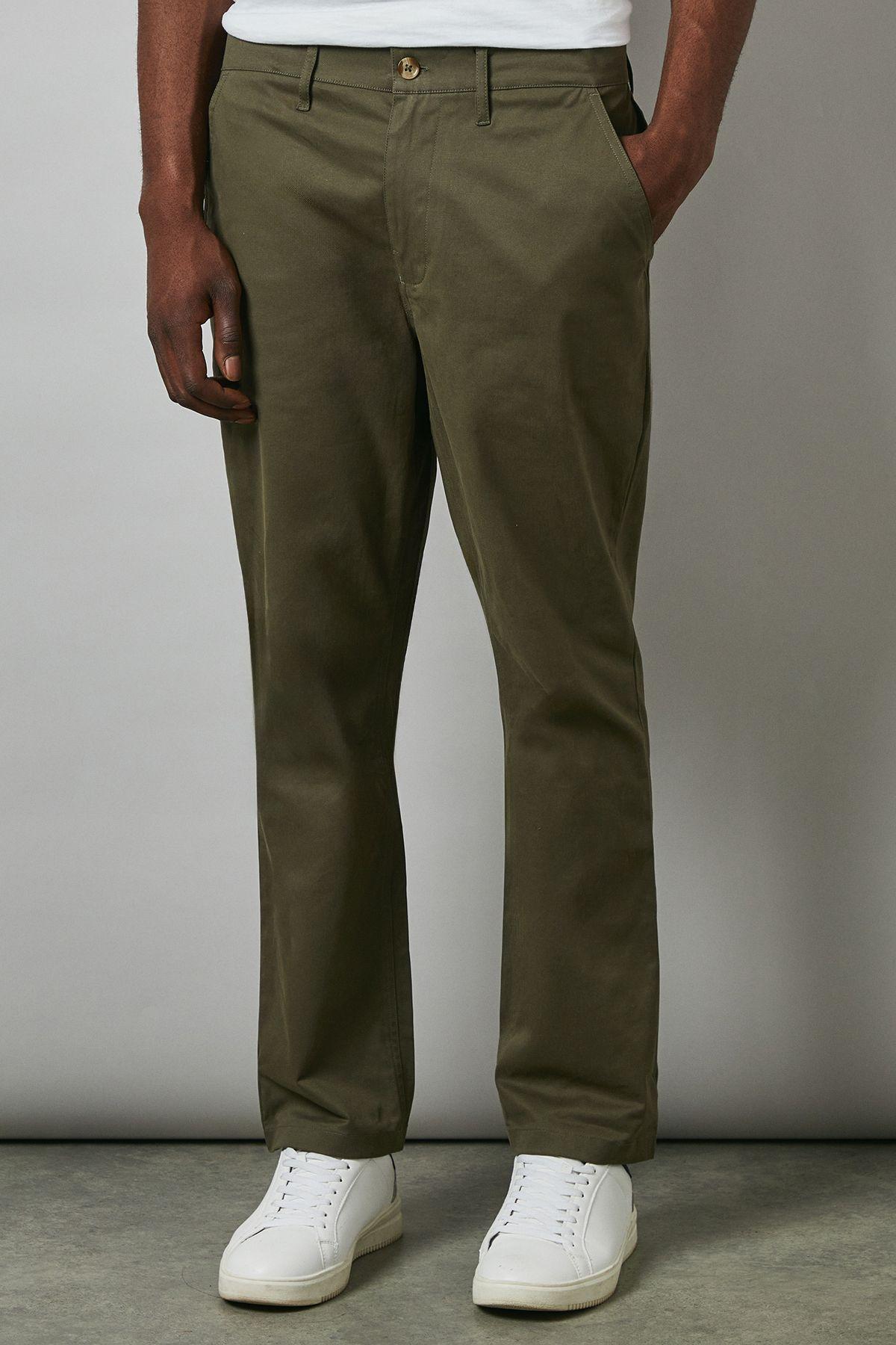 Khaki Premium Casual Chinos by MAINE Khaki Premium Casual Chinos by MAINE