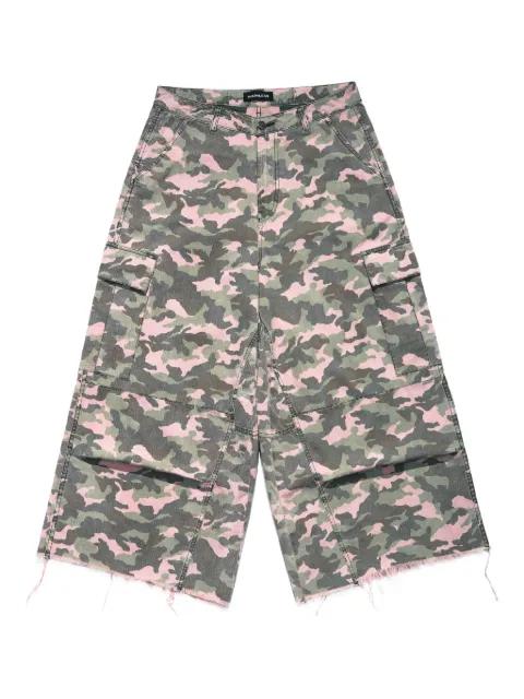 camouflage print trousers by MAINLESS