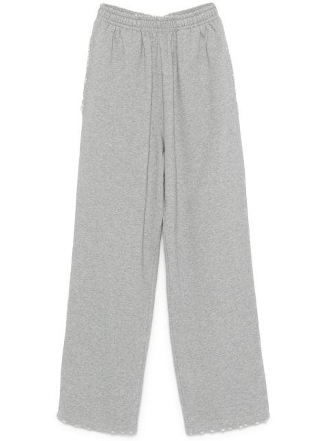 distressed track trousers by MAINLESS
