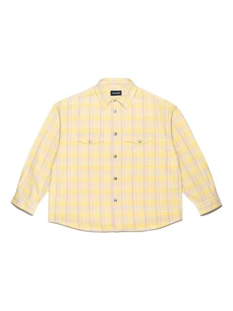 flap pocket button-up shirt by MAINLESS