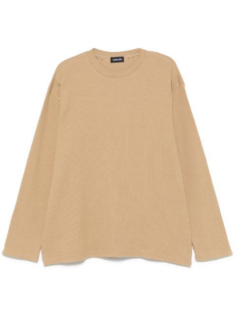 waffle-knit T-shirt by MAINLESS