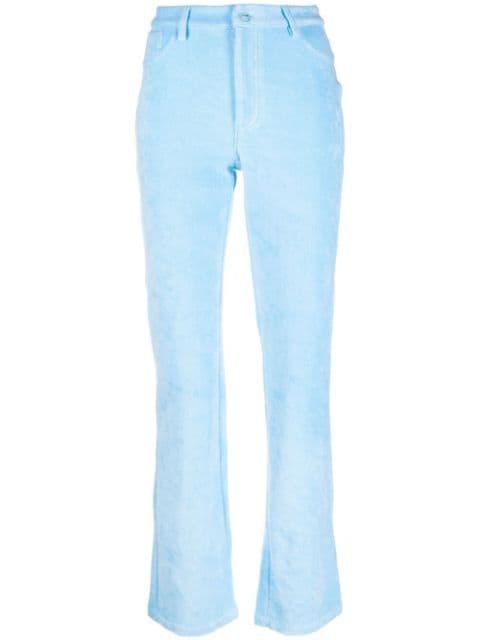 Mockumentary straight-leg trousers by MAISIE WILEN