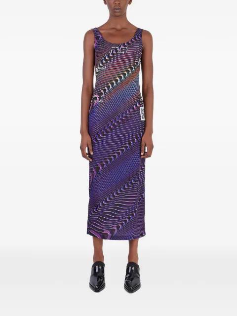graphic sleeveless maxi dress by MAISIE WILEN