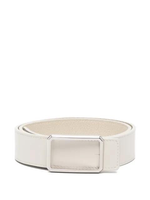 rectangular-buckle belt by MAISON BOINET