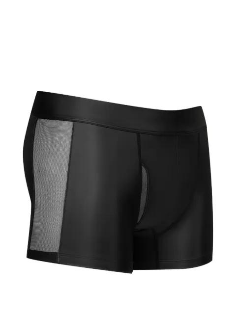 Chambre Noire mesh-panel boxers by MAISON CLOSE