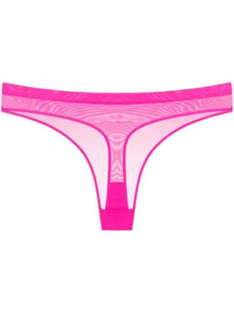 Corps à Corps Neon low-rise thong by MAISON CLOSE